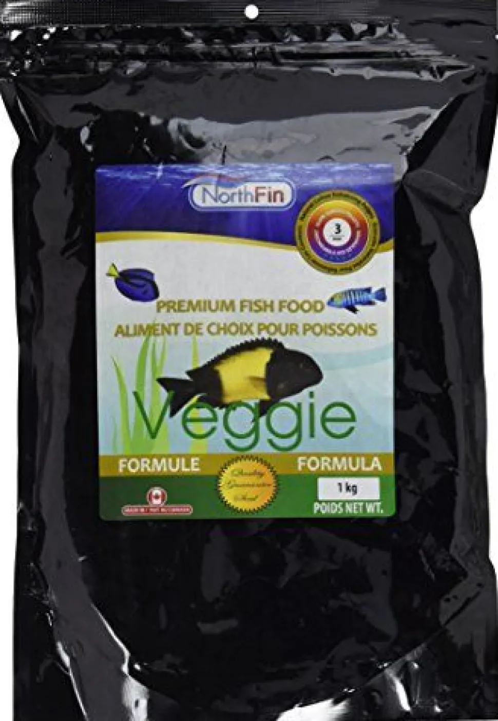NorthFin Veggie Formula - 3 mm Sinking Pellets - 1 kg