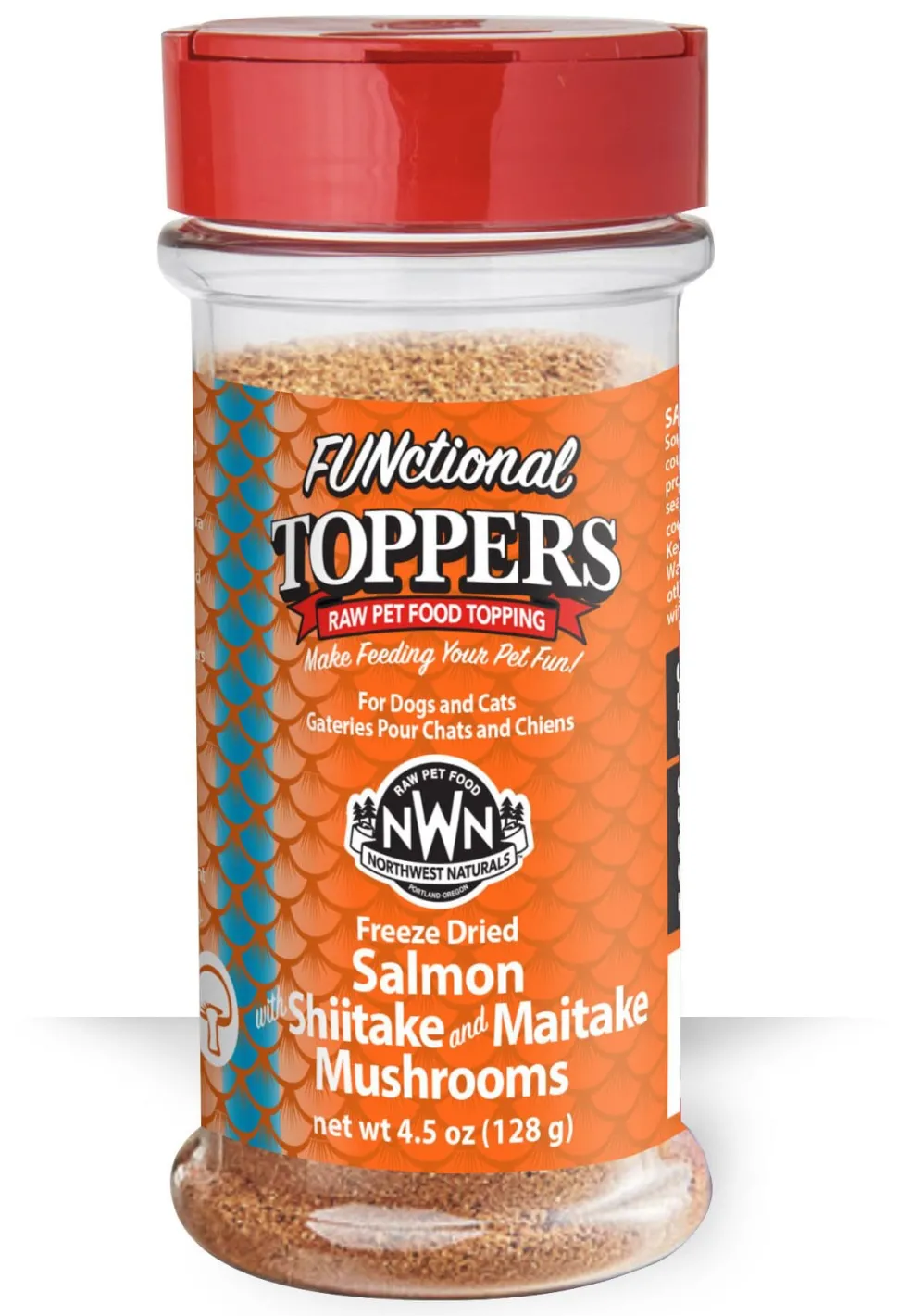 Northwest Naturals Salmon with Shitake & Miatake Mushrooms Cat and Dog Food Toppers - 4.5 Oz Bottle