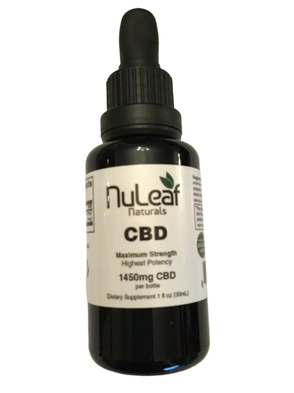 Nuleaf Naturals 1800mg Full Spectrum CBD Oil Cat and Dog Supplement - (30ml) 1 Fl Oz Dropper Bottle