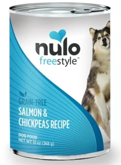Nulo FreeStyle Grain Free Salmon and Chickpeas Recipe Canned Dog Food