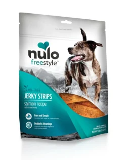 Nulo Freestyle Grain Free Salmon & Strawberries Recipe Jerky Dog Treats