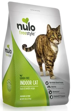 Nulo FreeStyle Indoor Cat Grain Free Duck and Lentils Recipe Dry Cat Food