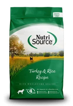 Nutrisource Adult Turkey & Rice Dry Dog Food - 5 lb Bag