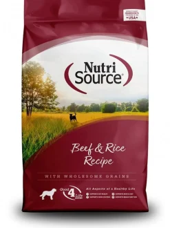 Nutrisource Beef and Brown Rice Recipe Dry Dog Food - 26 Lbs