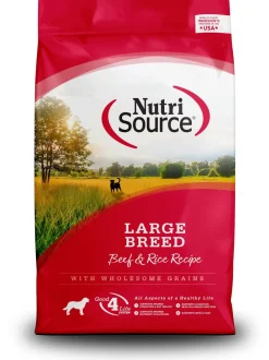 Nutrisource Beef and Brown Rice Recipe Large-Breed Dry Dog Food - 26 Lbs