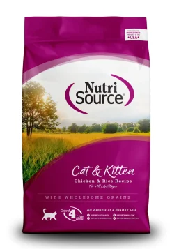 Nutrisource Cat & Kitten Chicken & Rice (5 per bale) Dry Cat Food - 6.6 lb Bag