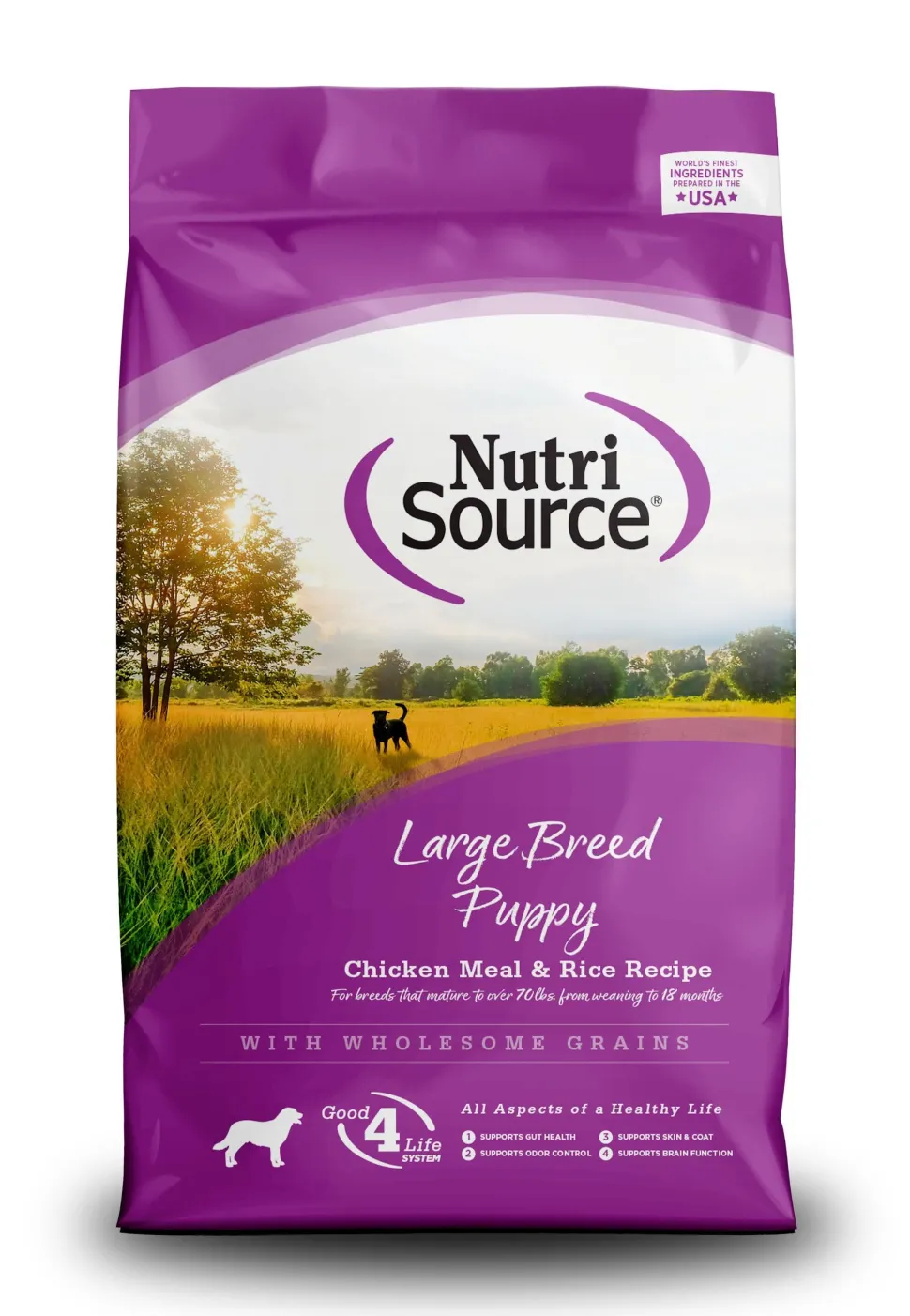 Nutrisource Chicken and Rice Large-Breed Puppy Dry Dog Food - 1.5Lbs