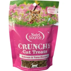 Nutrisource Crunchy Salmon and Tuna Crunchy Cat Treats - 3 Oz
