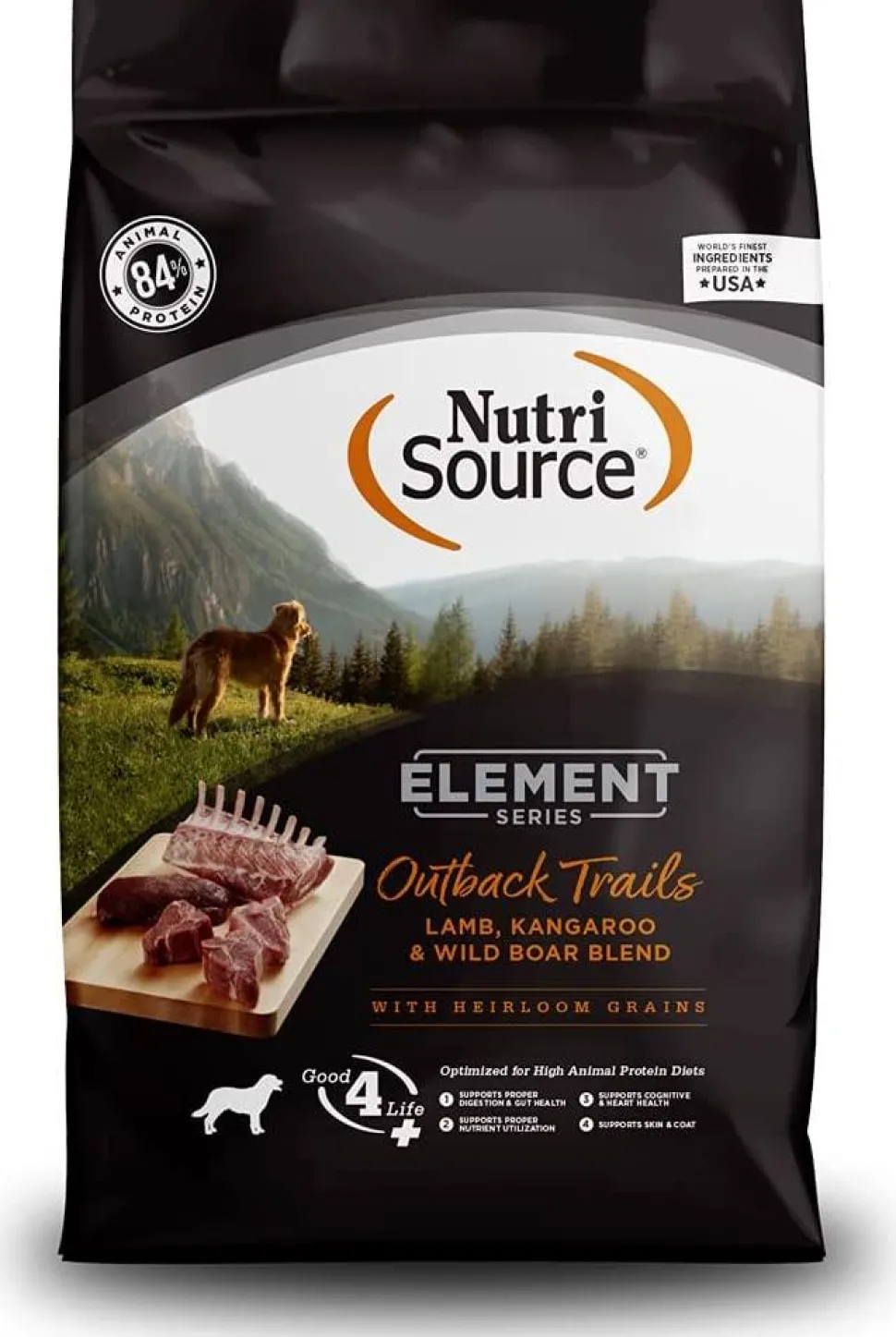 Nutrisource Element Outback Trails Blend Dry Dog Food - 4 lb Bag