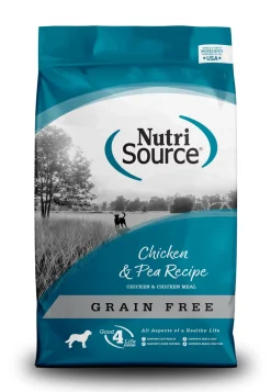 Nutrisource Grain Free Chicken & Pea Dry Dog Food - 30 lb Bag
