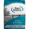 Nutrisource Grain Free Chicken & Pea Dry Dog Food - 12 lb Bag