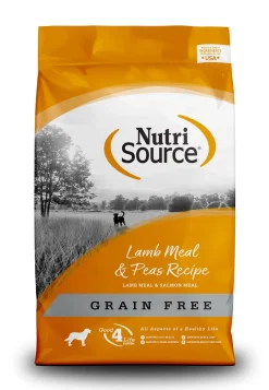 Nutrisource Grain Free Lamb Meal & Peas Dry Dog Food - 30 lb Bag