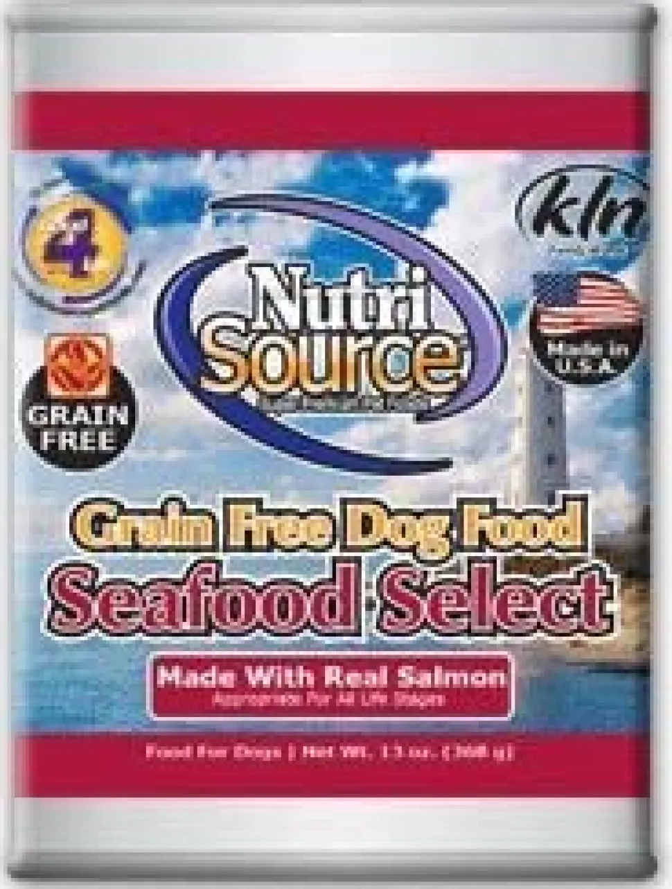 Nutrisource Grain Free Seafood Select Canned Dog Food - 13 oz - Case of 12