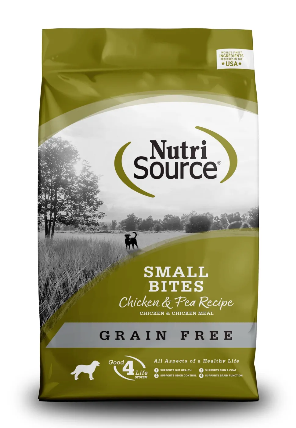 Nutrisource Grain Free Small Bites Chicken Dry Dog Food - 15 lb Bag