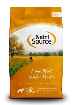Nutrisource Lamb meal & Rice Dry Dog Food - 15 lb Bag