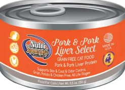 Nutrisource Pork and Pork Liver Canned Cat Food - 5 Oz - Case of 12