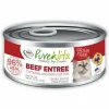 Nutrisource Pure Vita 96% GF Beef & Beef Liver Canned Cat Food - 5.5 oz - Case of 12