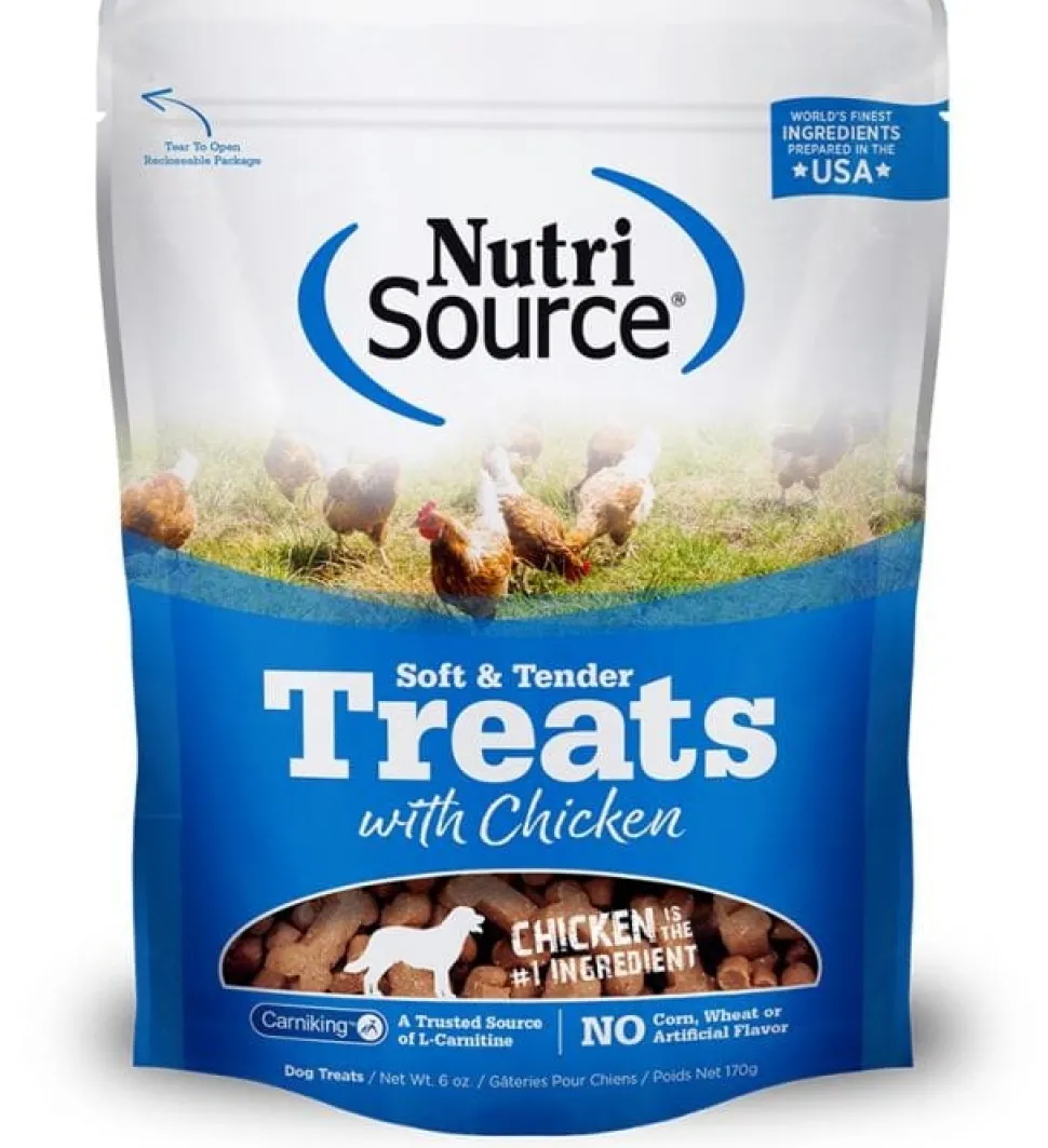 Nutrisource Soft & Tender Chicken Dog Treats - 14 oz