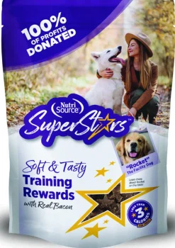 Nutrisource Superstar Bacon Training Dog Treats - 4 oz