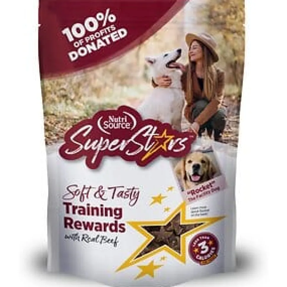 Nutrisource Superstar Beef Training Dog Treats - 16 oz