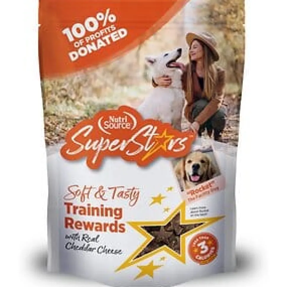Nutrisource Superstar Cheddar Training Dog Treats - 16 oz