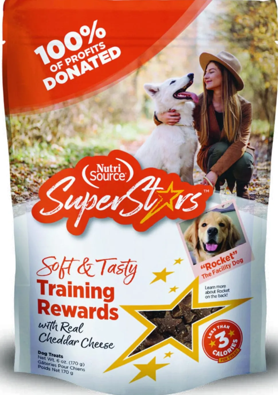 Nutrisource Superstar Cheddar Training Dog Treats - 4 oz