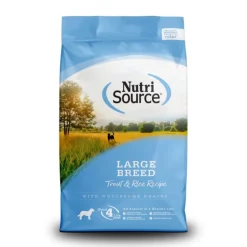 Nutrisource Trout and Brown Rice Large-Breed Formula Dry Dog Food - 26 Lbs
