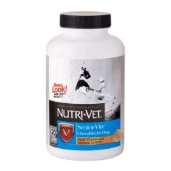 Nutri-Vet Senior-Vite Chewables Dog Vitamins - 120 ct Bottle