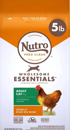 Nutro Adult Chicken Dry Cat Food - 5 lb Bag