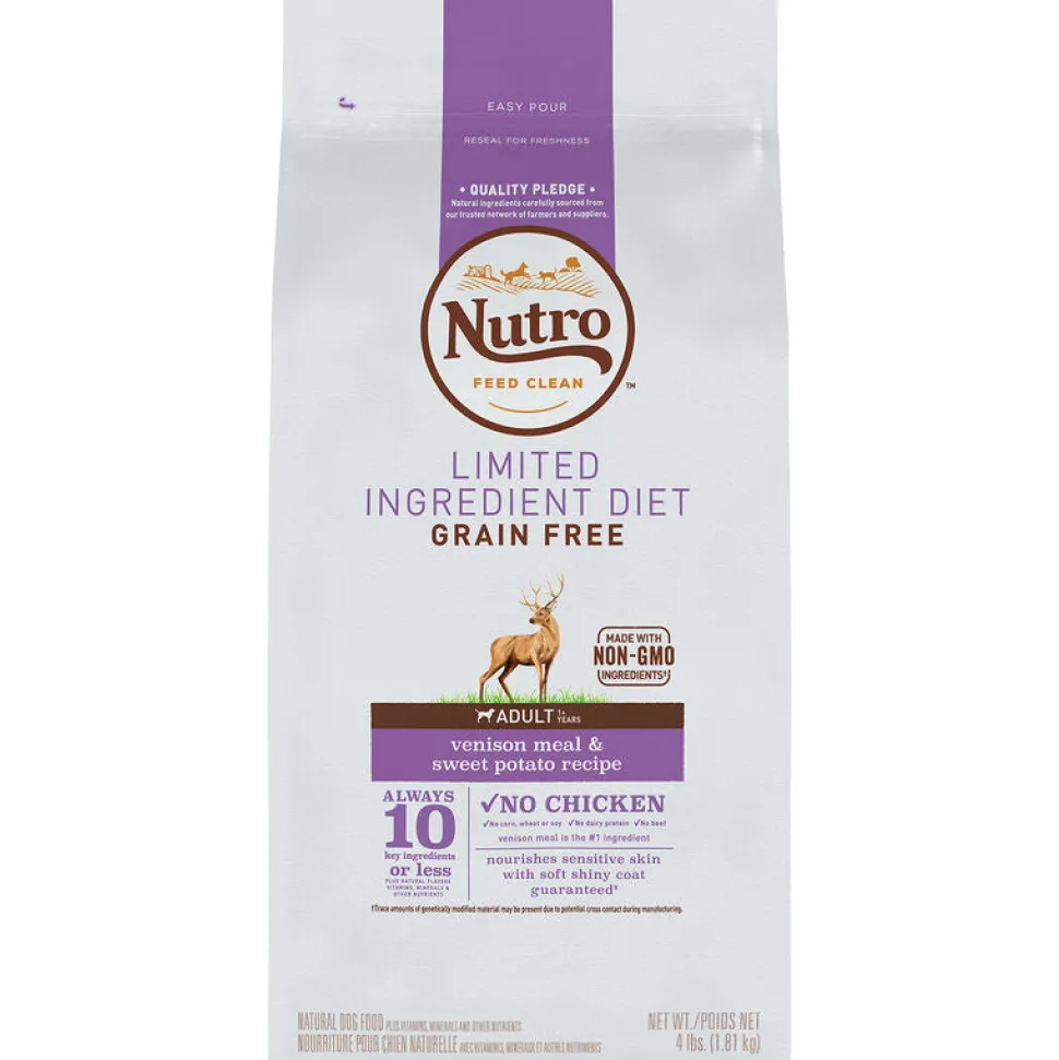 Nutro Natural Choice Grain-Free Limited Ingredient Adult Venison & Sweet Potato Dry Dog Food - 22 lb Bag