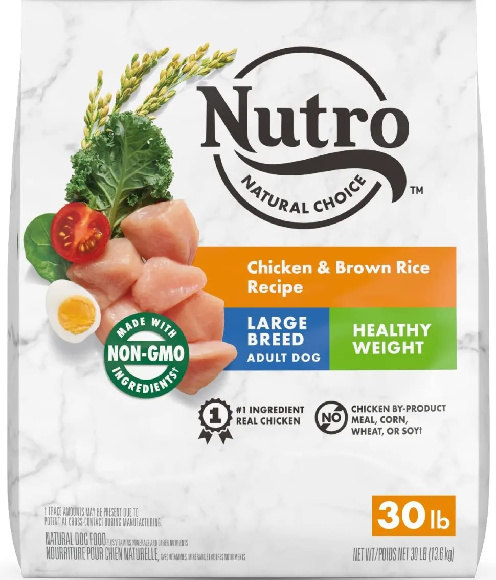 Nutro Natural Choice Large Breed Ad Lite Weight Loss Chk, Rice & Sw Potato Dry Dog Food - 30 lb Bag