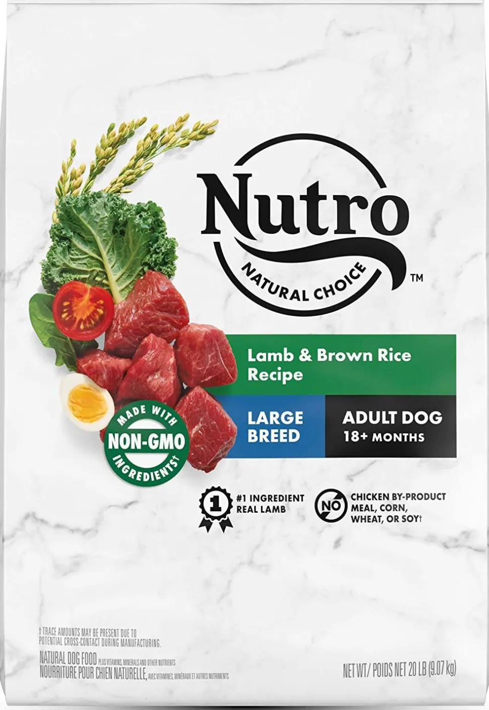 Nutro Natural Choice Large Breed Adult Lamb & Rice Dry Dog Food - 20 lb Bag
