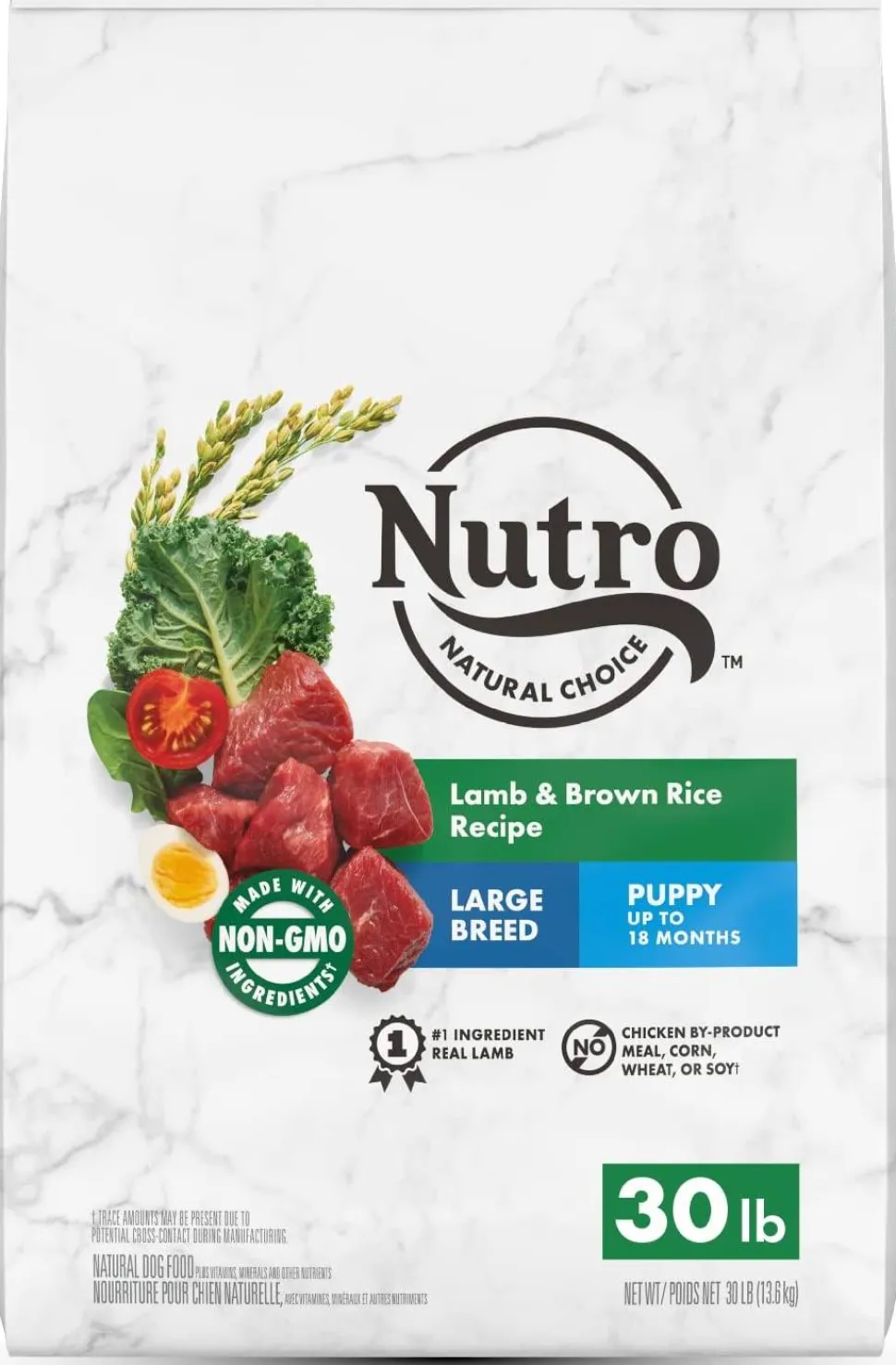 Nutro Natural Choice Large Breed Puppy Lamb & Rice Dry Dog Food - 30 lb Bag