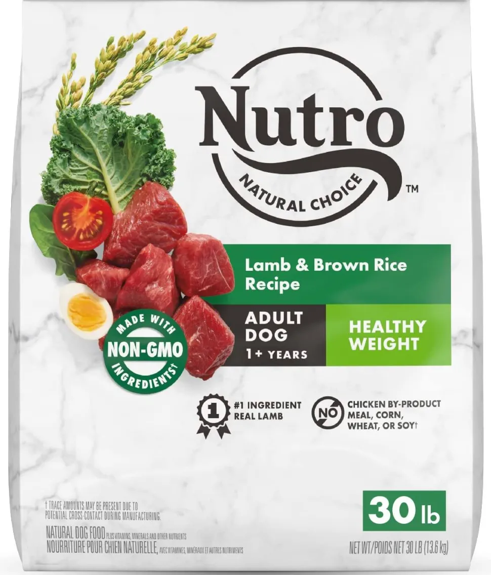 Nutro Natural Choice Lite Weight Loss Adult Lamb & Rice Dry Dog Food - 30 lb Bag
