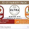 Nutro Ultra Bistro Mix Filets Gravy Wet Dog Food Trays - 3.5 oz - 12 Count