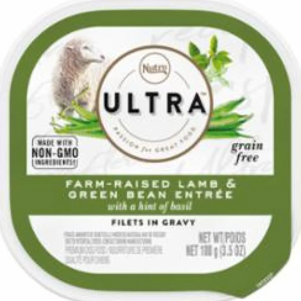 Nutro Ultra Grain-Free Cuts in Gravy Lamb Wet Dog Food Trays - 3.5 oz - Case of 24