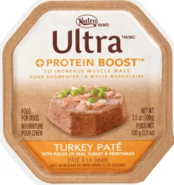 Nutro Ultra Protein Boost Turkey Entrée Wet Dog Food Trays - 3.5 oz - Case of 24