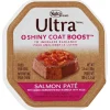 Nutro Ultra Shiny Coat Boost Salmon Entrée Wet Dog Food Trays - 3.5 oz - Case of 24