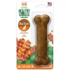 Nylabone Healthy Edibles Natural Chew Dog Biscuits Treats - Bacon - Wolf