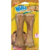 Nylabone Nubz Natural Dog Treats – Allergen-Free Peanut Butter Flavor 2 Count - Large