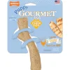 Nylabone Puppy Gourmet Style Strong Chew Toy Stick Chicken - Medium/Wolf