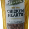 OC RAW Chicken Hearts Freeze-Dried Dog Treats - 4 Oz