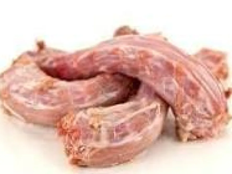 OC Raw Frozen Foods Chicken Necks Cat and Dog Supplements and Treats - 1 lb Bag