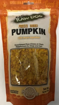 OC RAW Pumpkin Freeze-Dried Dog Treats - 5.5 Oz
