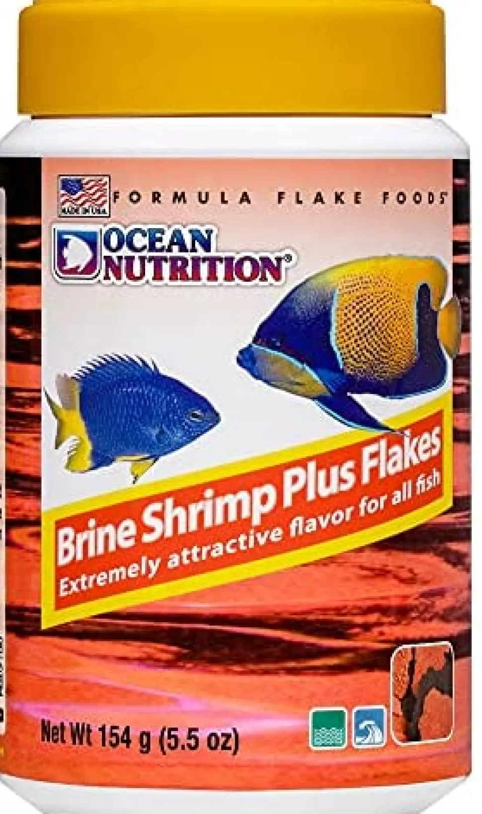 Ocean Nutrition Brine Shrimp Plus Flakes - 5.5 oz