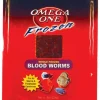 Omega One Freeze-Dried Flat Blood Worms for Freshwater and Saltwater Fish - 4 Oz