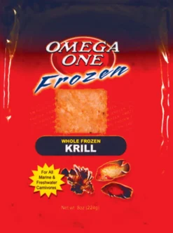 Omega One Freeze-Dried Krill Flat for Freshwater and Saltwater Fish - 8 Oz