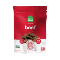 Open Farm Beef Flavored Dehydrated Jerky Dog Treats - 4.5 Oz - Case of 6