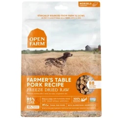Open Farm Farmer's Table Pork Recipe Freeze-Dried Raw Dog Food - 3.5 Oz