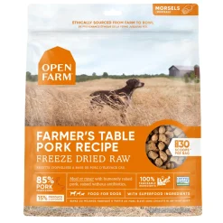 Open Farm Farmer's Table Pork Recipe Freeze-Dried Raw Dog Food - 13.5 Oz